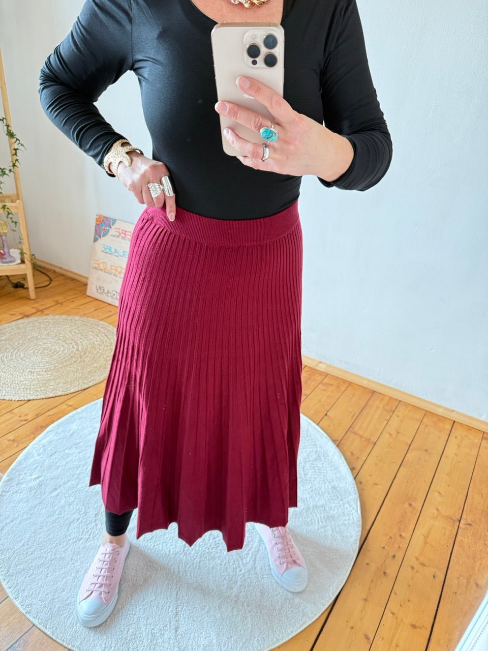 Rock Emmi Cherry One Size - FROLLEIN KÄTHE Shop