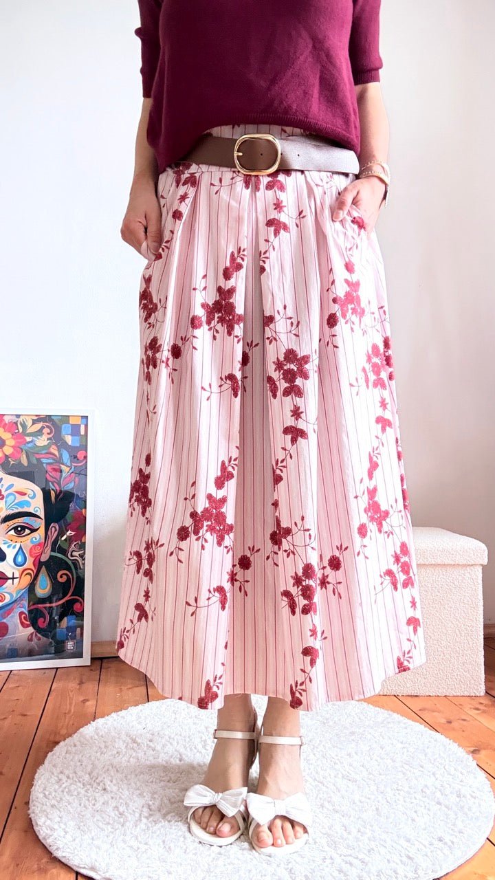 Rock Leni Blütenzart Rose Limitierte Auflage! - FROLLEIN KÄTHE Shop