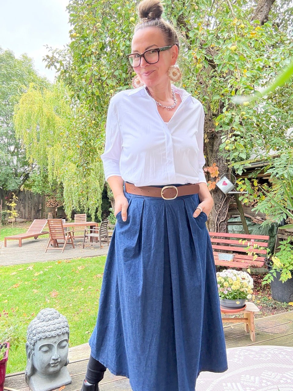 Rock Leni Denim - FROLLEIN KÄTHE Shop