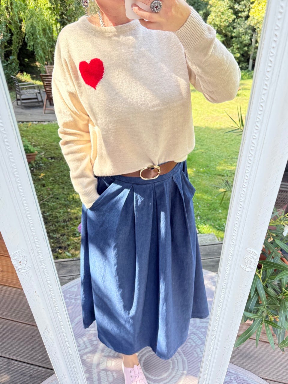 Rock Leni Denim - FROLLEIN KÄTHE Shop