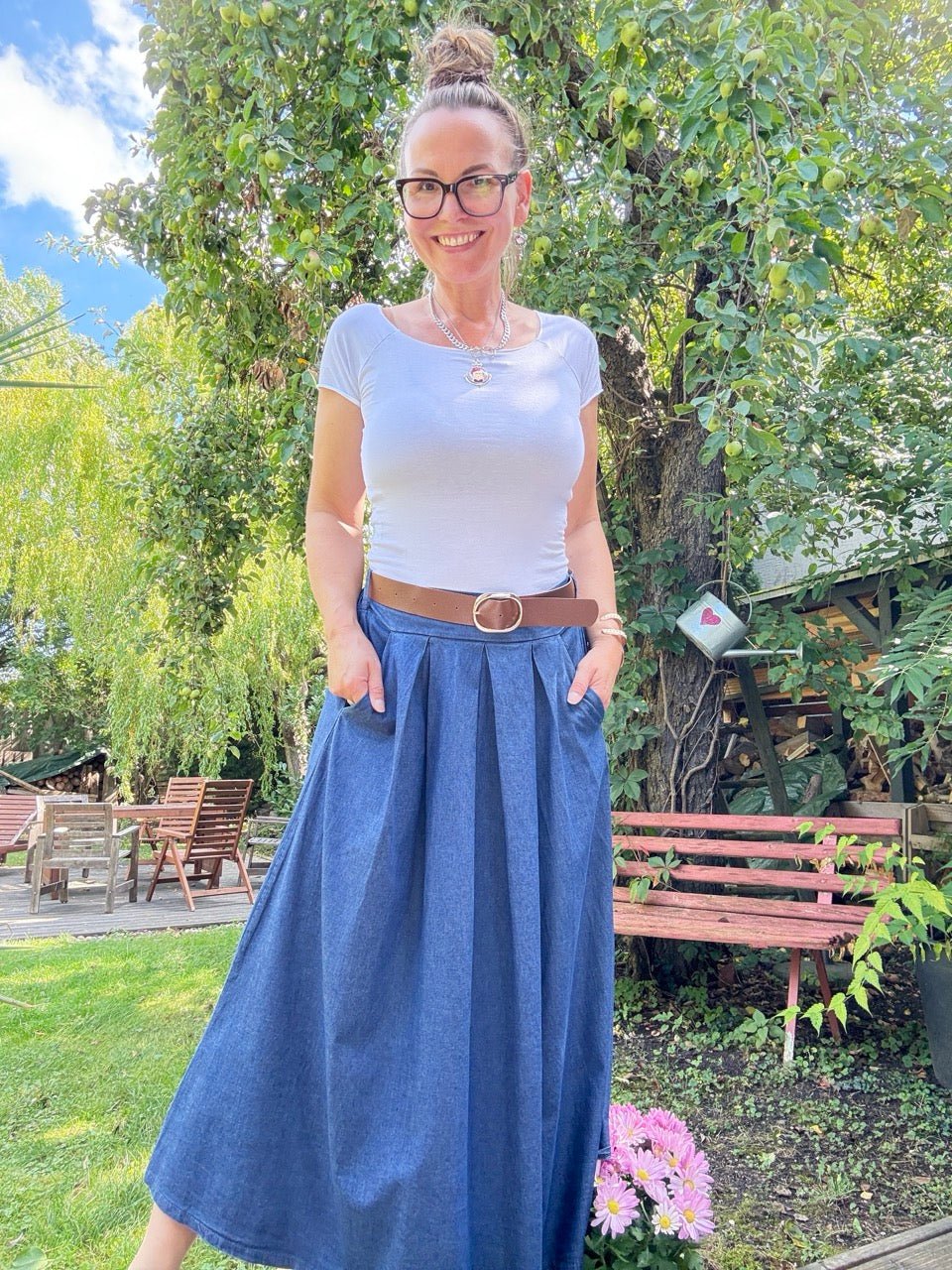 Rock Leni Denim - FROLLEIN KÄTHE Shop