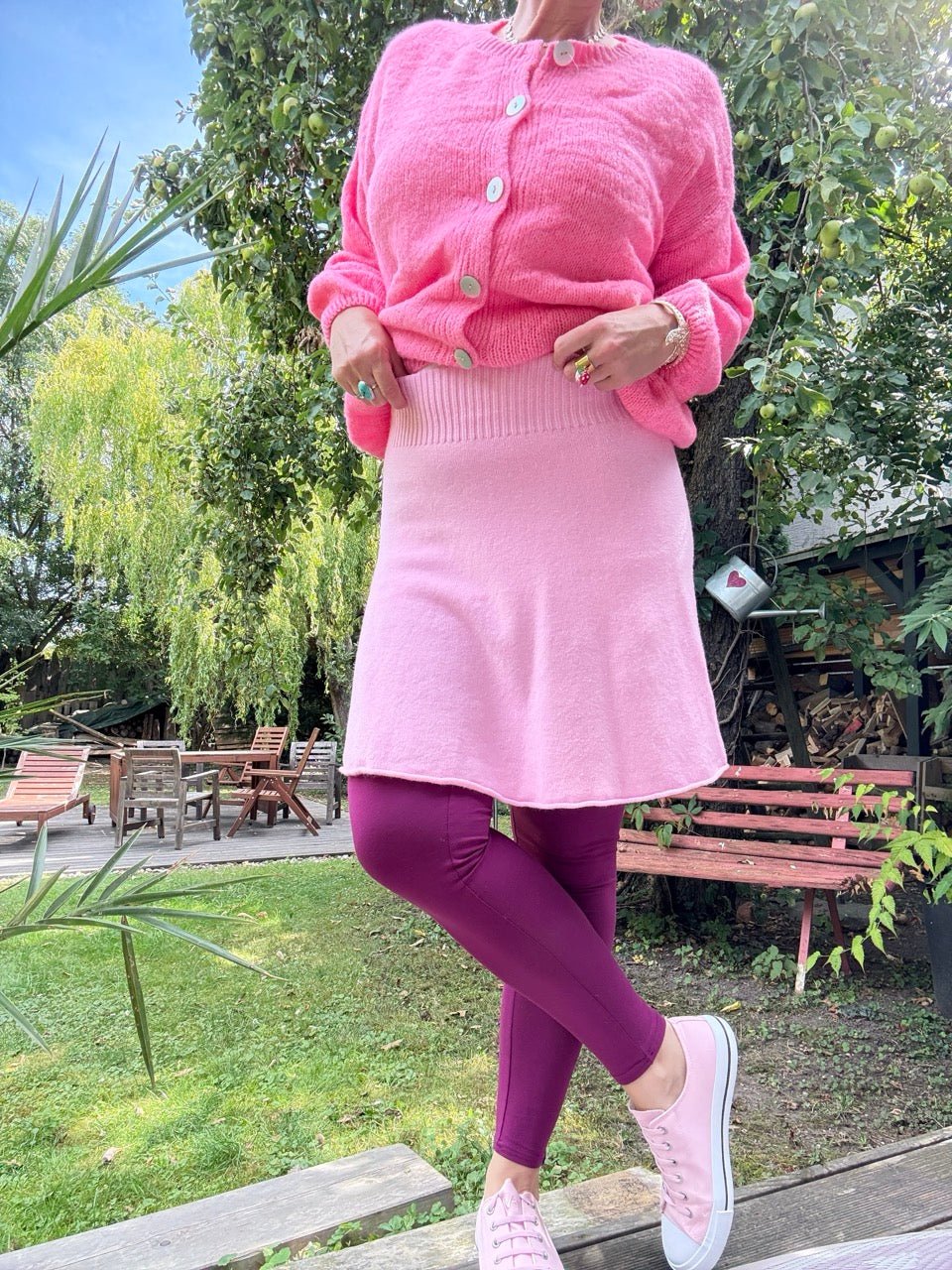 Rock Lilly Leichtigkeit Rose - FROLLEIN KÄTHE Shop