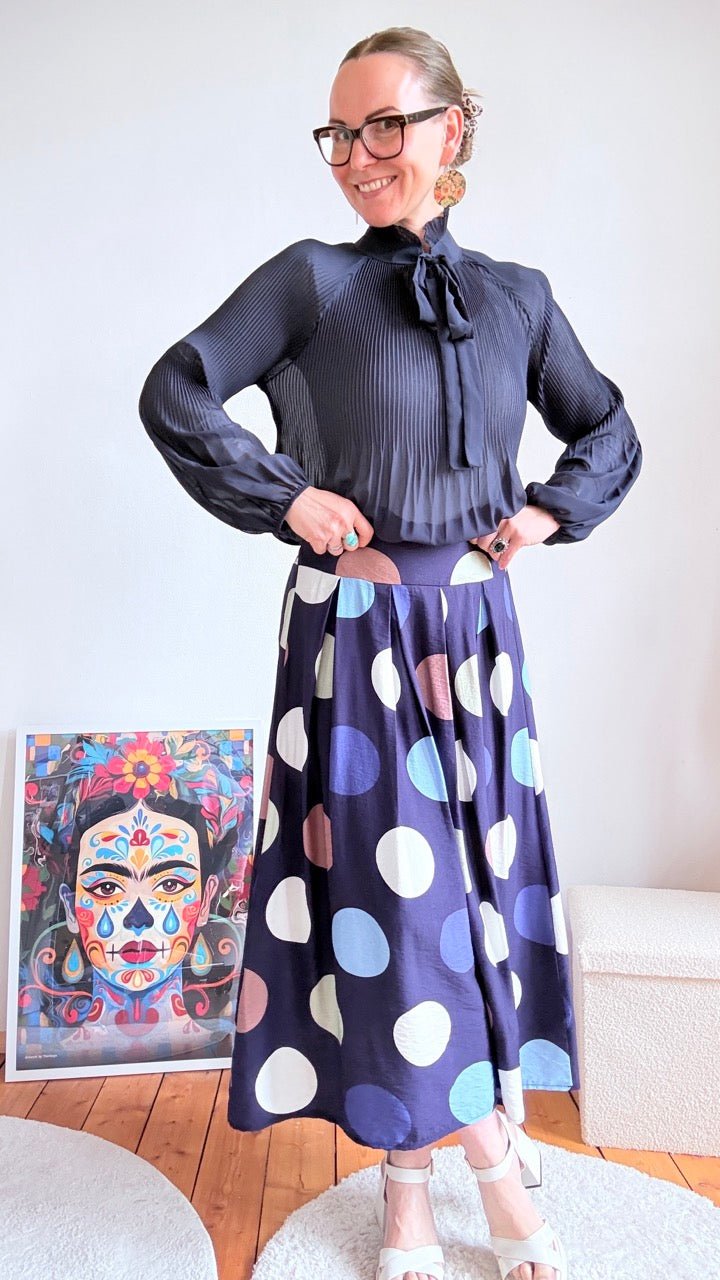 Rock Peppi Blau - FROLLEIN KÄTHE Shop