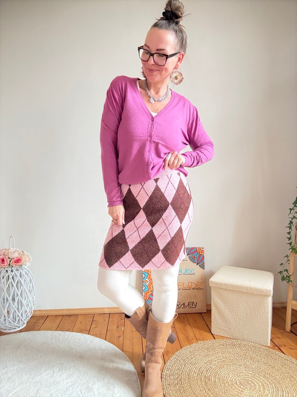 Rock Romy Fuchsia - FROLLEIN KÄTHE Shop