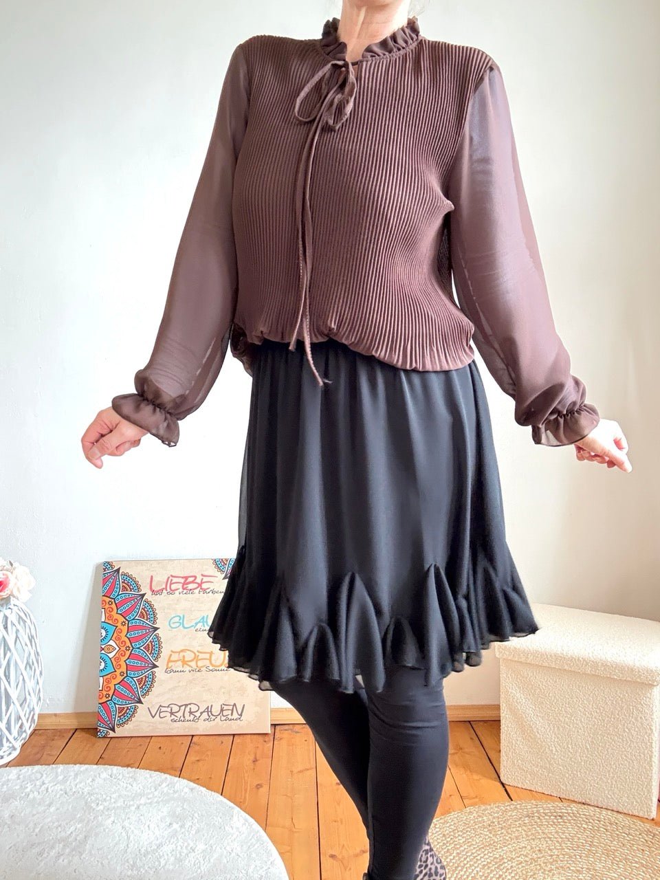 Rock Sofia Schwarz - FROLLEIN KÄTHE Shop