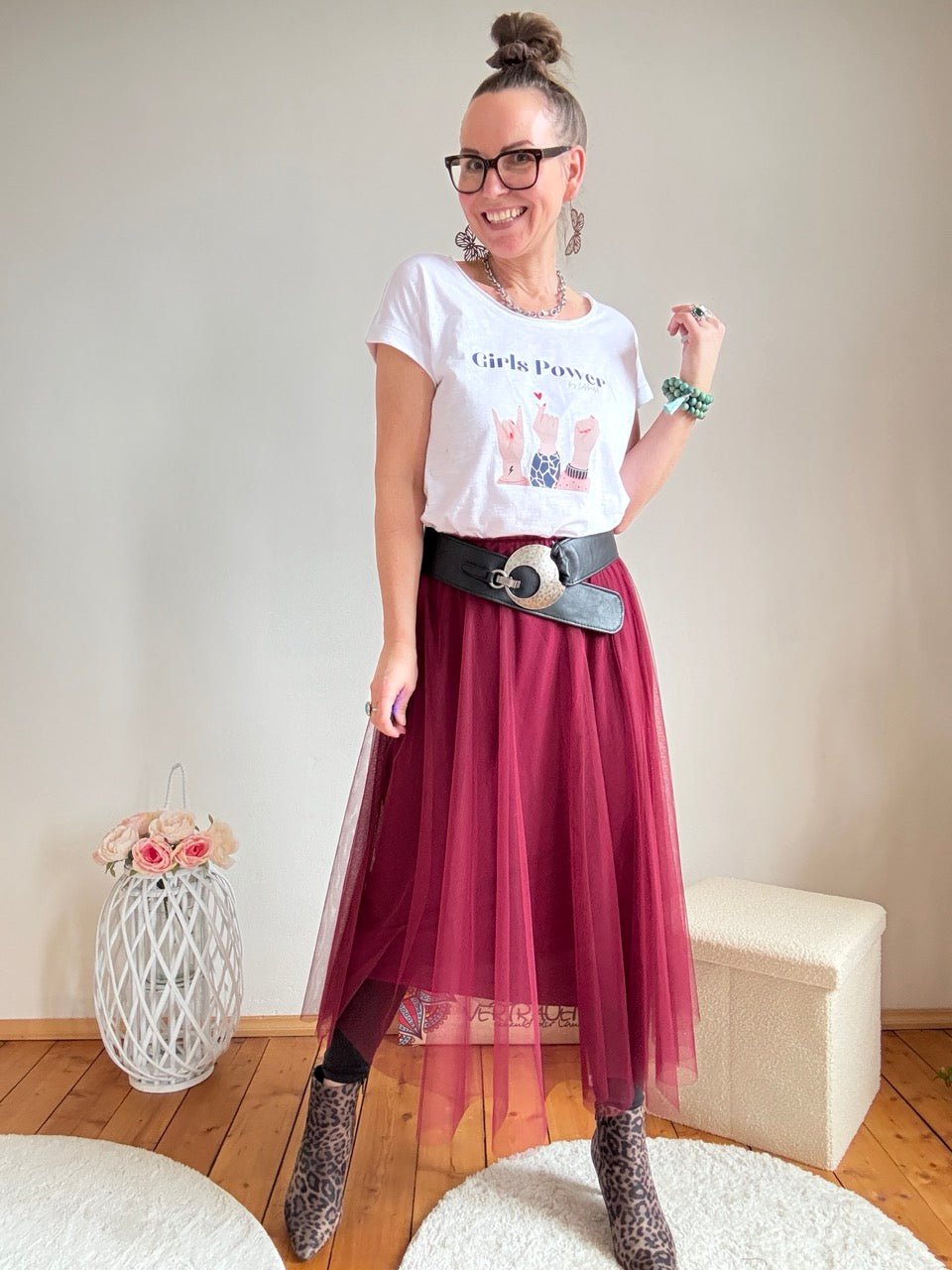 Rock Thea Cherry - FROLLEIN KÄTHE Shop