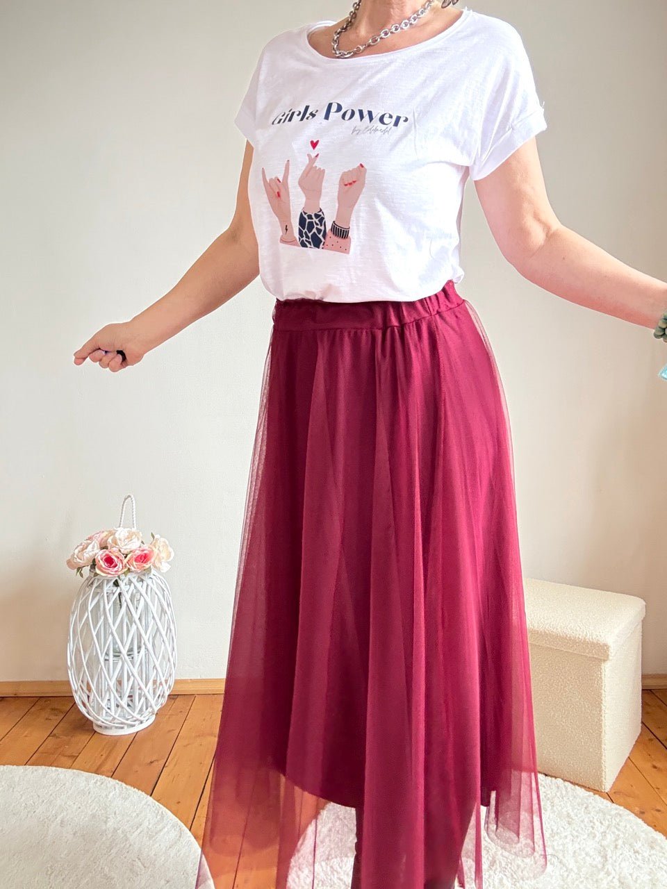 Rock Thea Cherry - FROLLEIN KÄTHE Shop