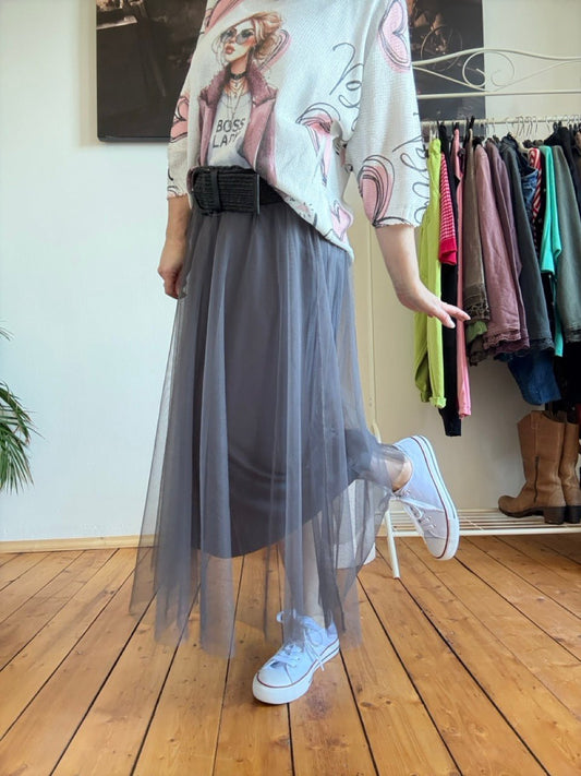 Rock Thea Grau - FROLLEIN KÄTHE Shop