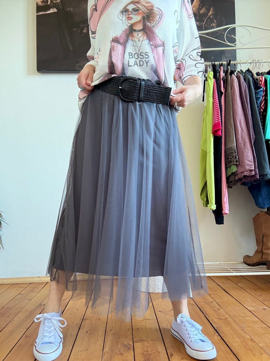 Rock Thea Grau - FROLLEIN KÄTHE Shop