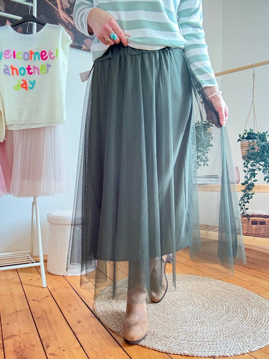 Rock Thea Olive - FROLLEIN KÄTHE Shop