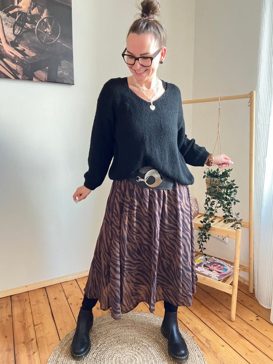 Rock Zebra Braun - FROLLEIN KÄTHE Shop