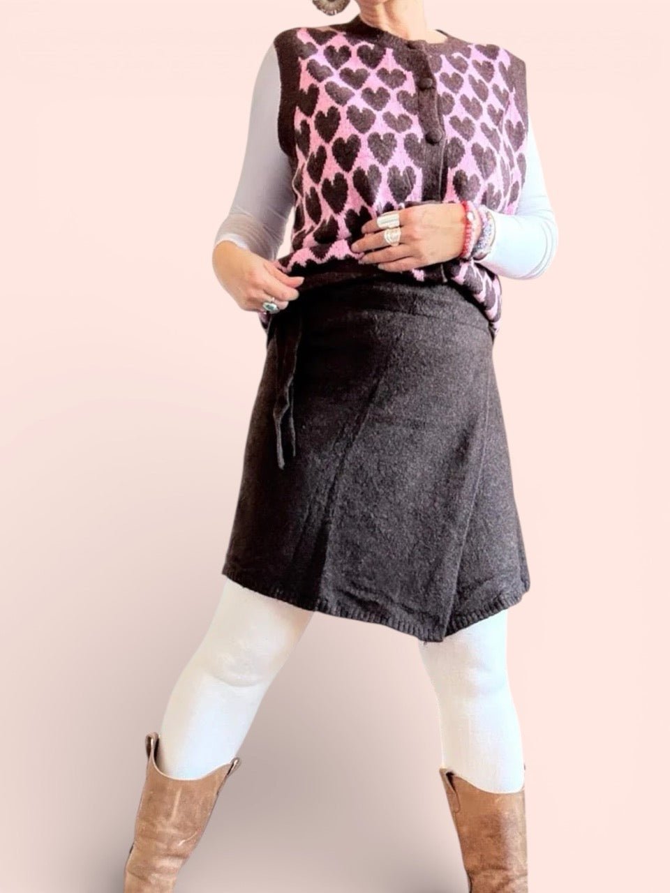 Rock zum wickeln Chocolate - FROLLEIN KÄTHE Shop