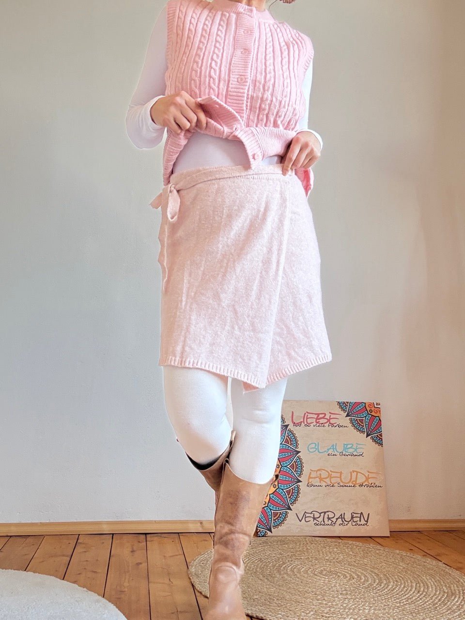 Rock zum wickeln Rose - FROLLEIN KÄTHE Shop