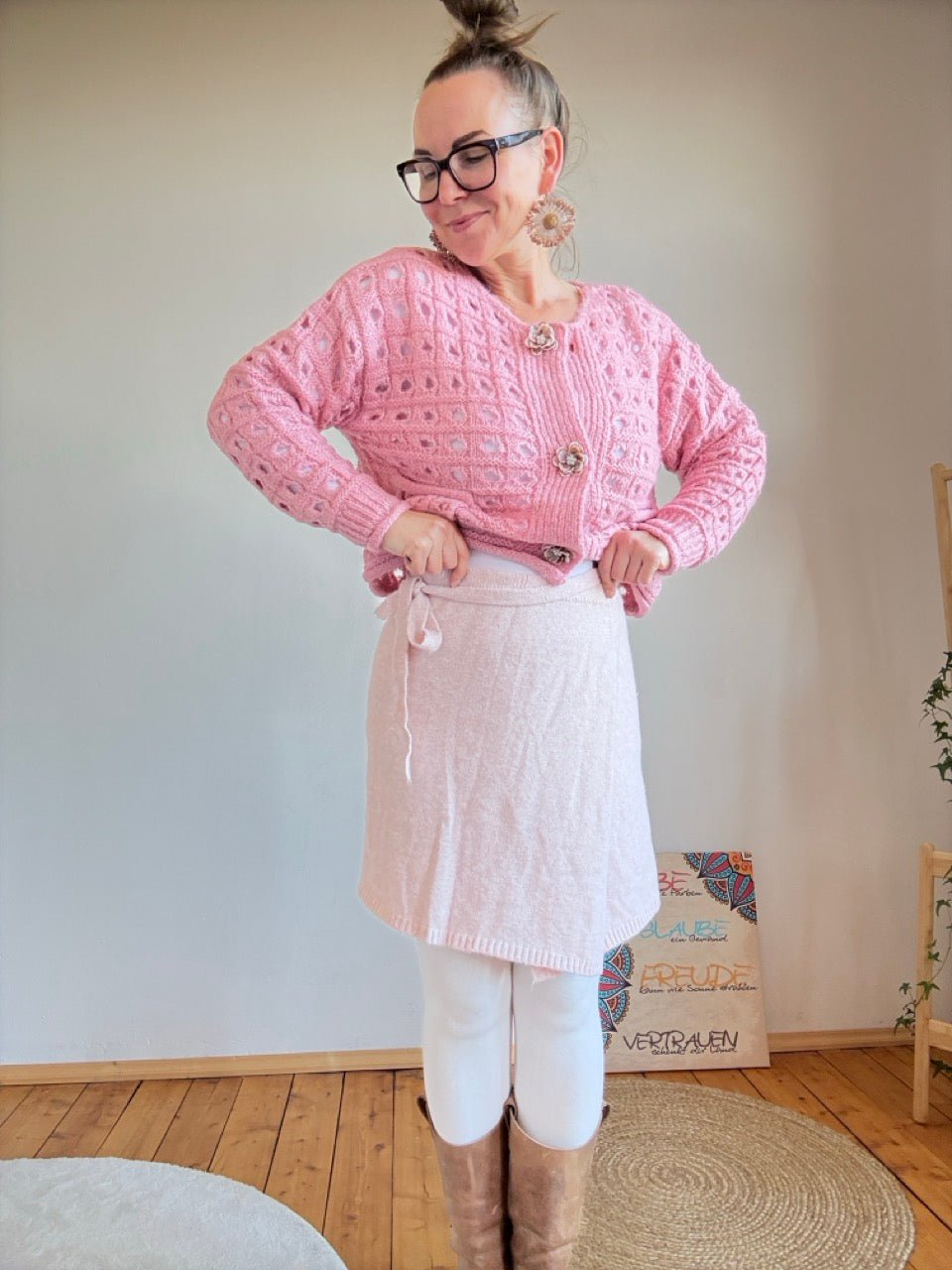 Rock zum wickeln Rose - FROLLEIN KÄTHE Shop