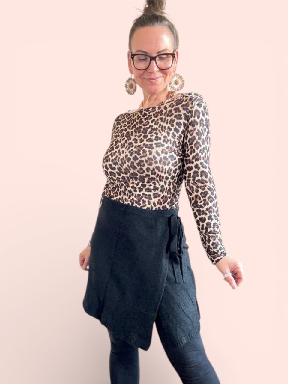 Rock zum wickeln Schwarz - FROLLEIN KÄTHE Shop