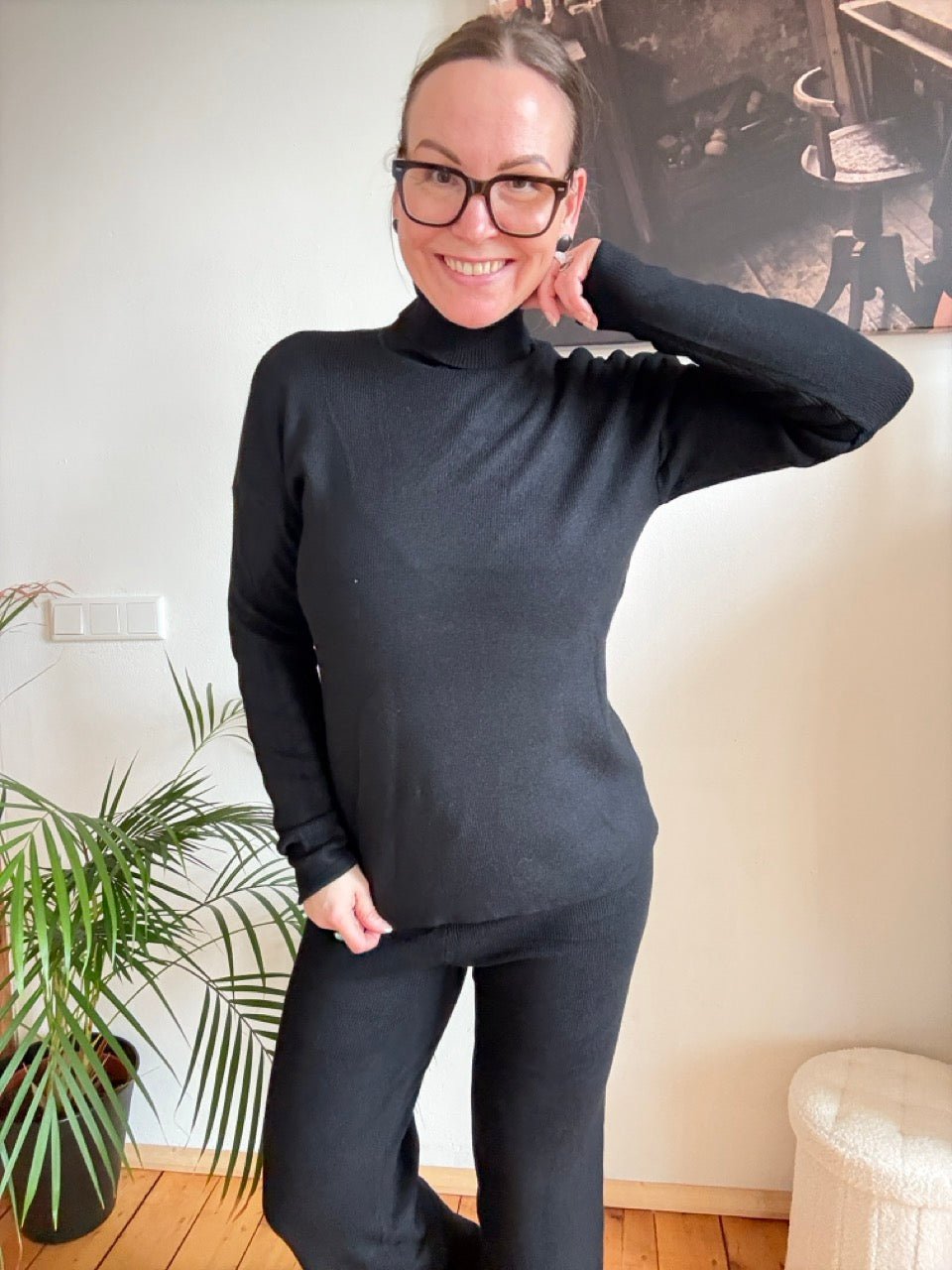 Set Pulli & Hose Schwarz - FROLLEIN KÄTHE Shop