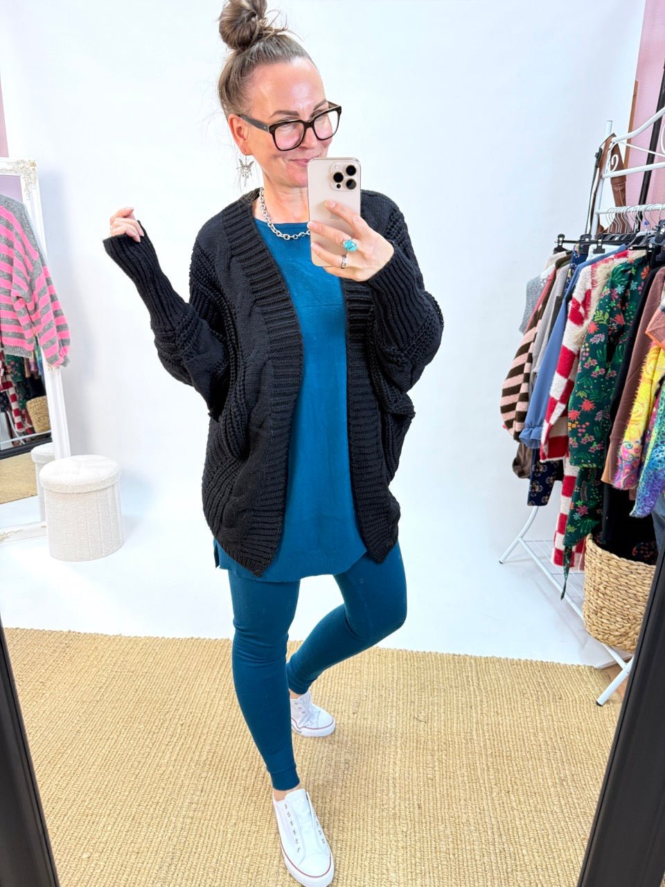 Set Pulli & Leggings Aquamarin - FROLLEIN KÄTHE Shop