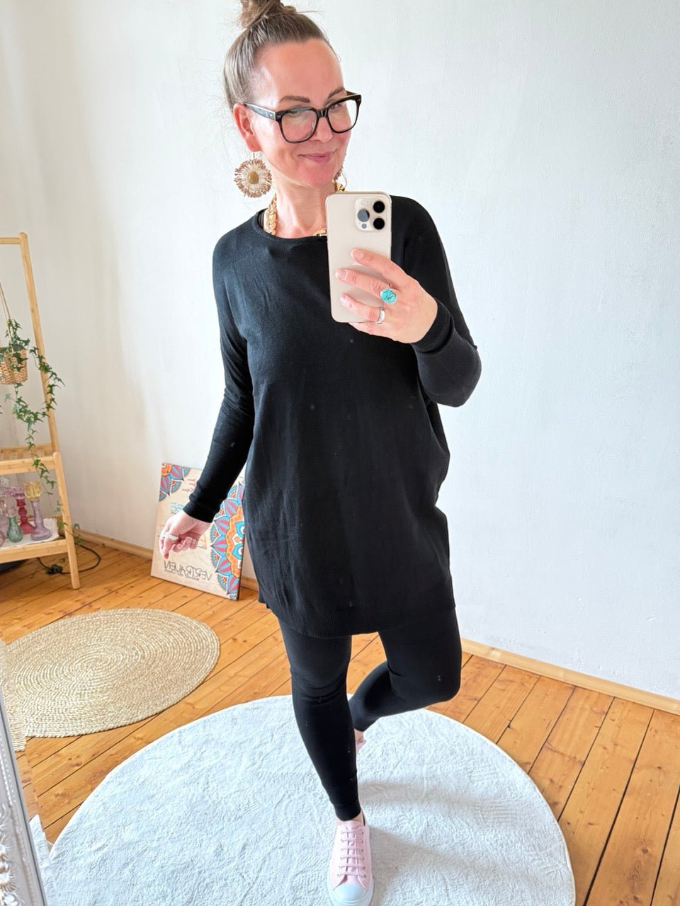 Set Pulli & Leggings Schwarz - FROLLEIN KÄTHE Shop