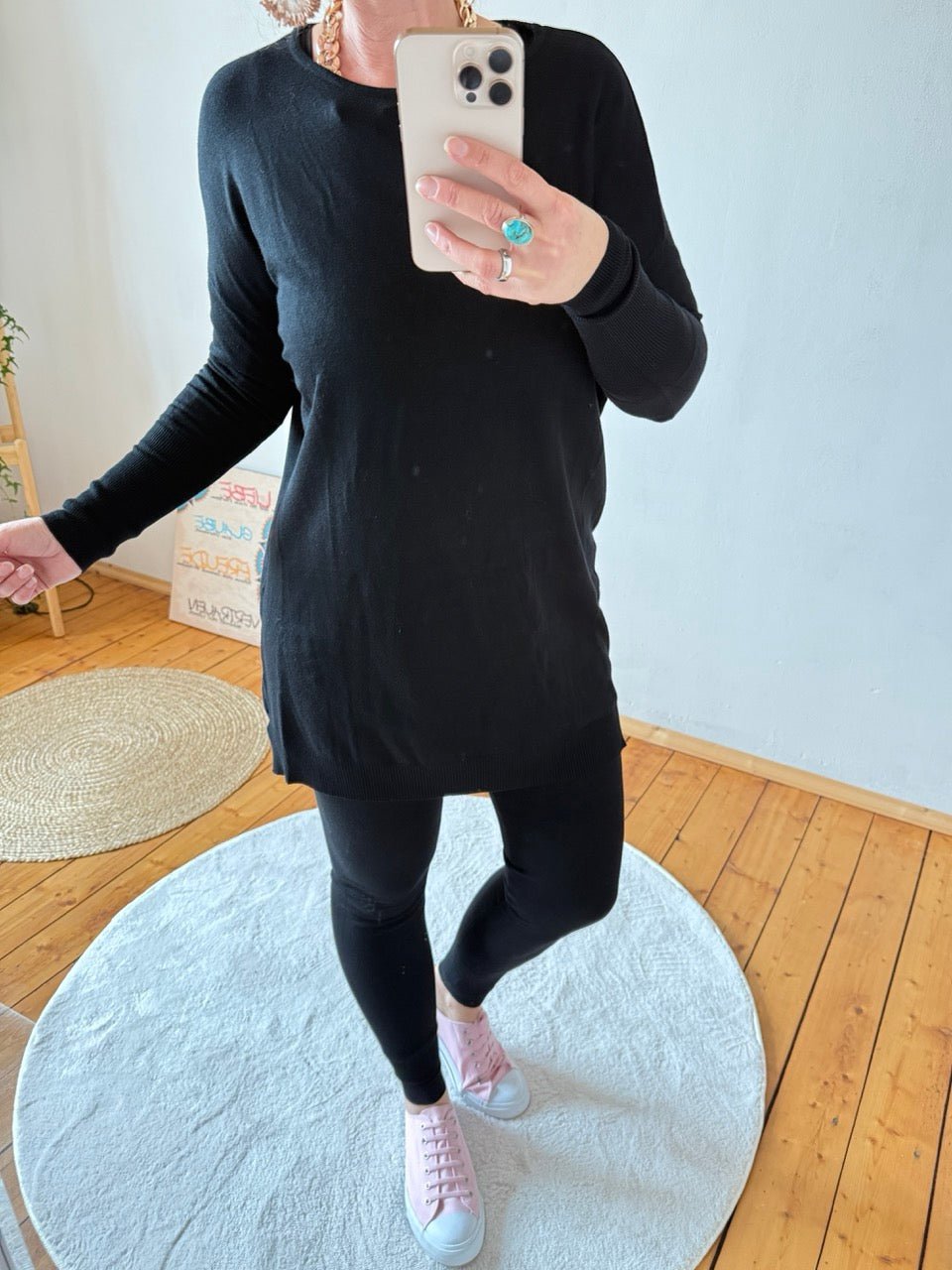 Set Pulli & Leggings Schwarz - FROLLEIN KÄTHE Shop
