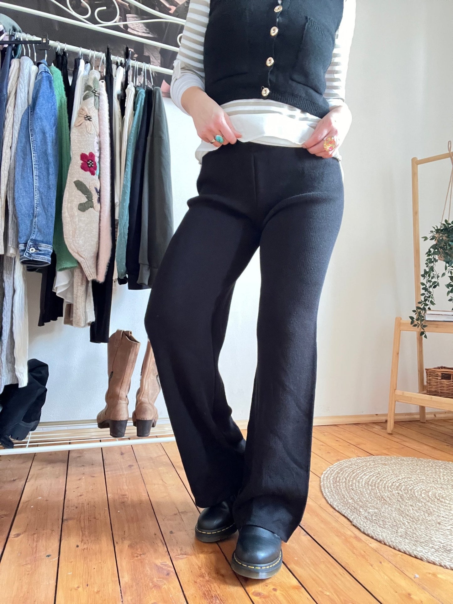 Set Weste & Hose Schwarz - FROLLEIN KÄTHE Shop