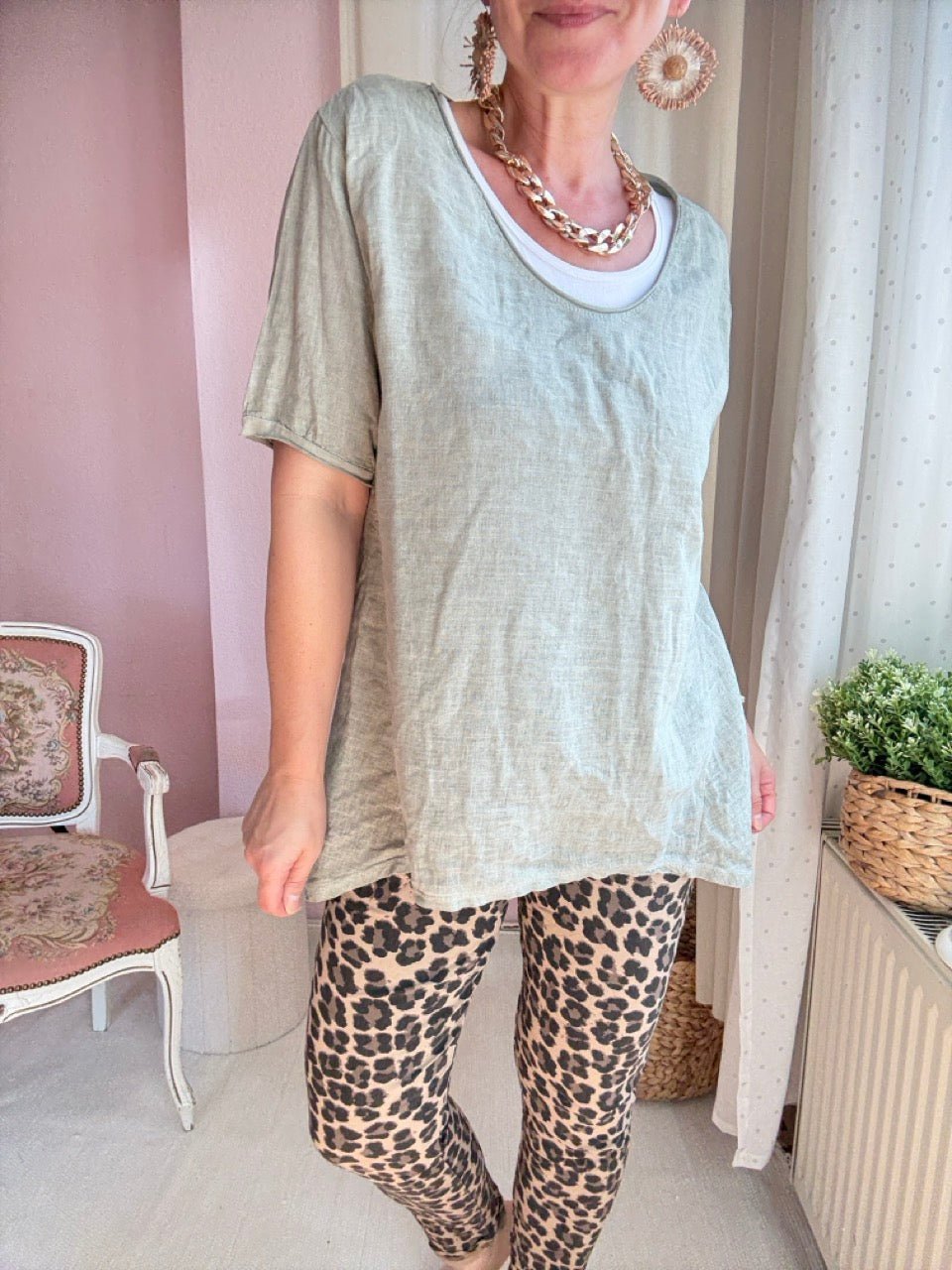 Shirt Amalia Olive - FROLLEIN KÄTHE Shop