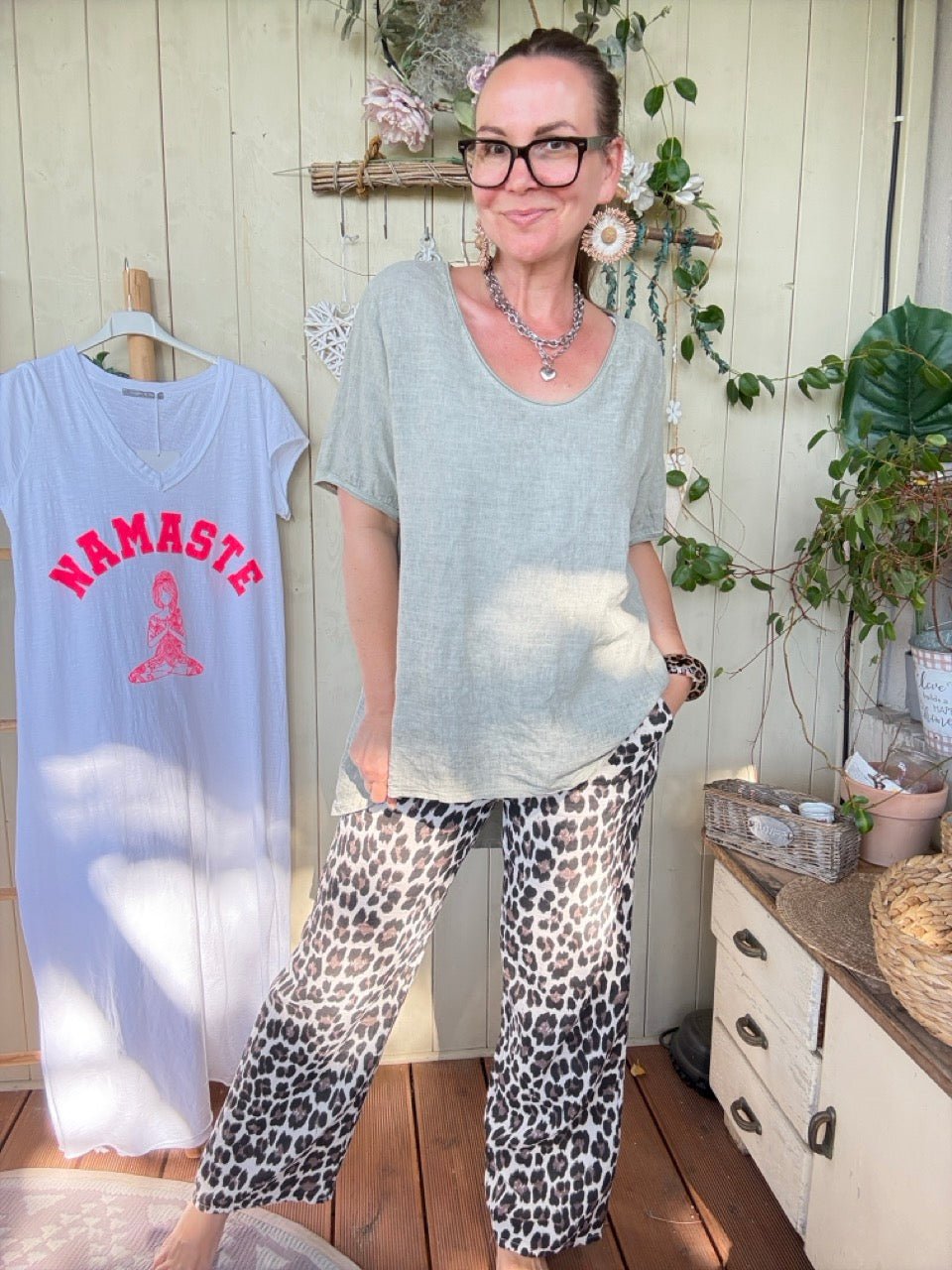 Shirt Amalia Olive - FROLLEIN KÄTHE Shop