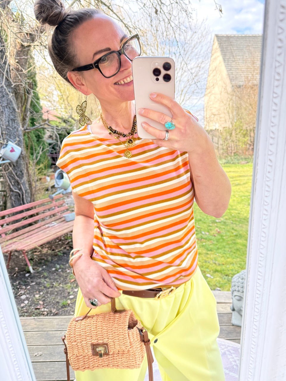 Shirt Basic Stripe Nature - FROLLEIN KÄTHE Shop