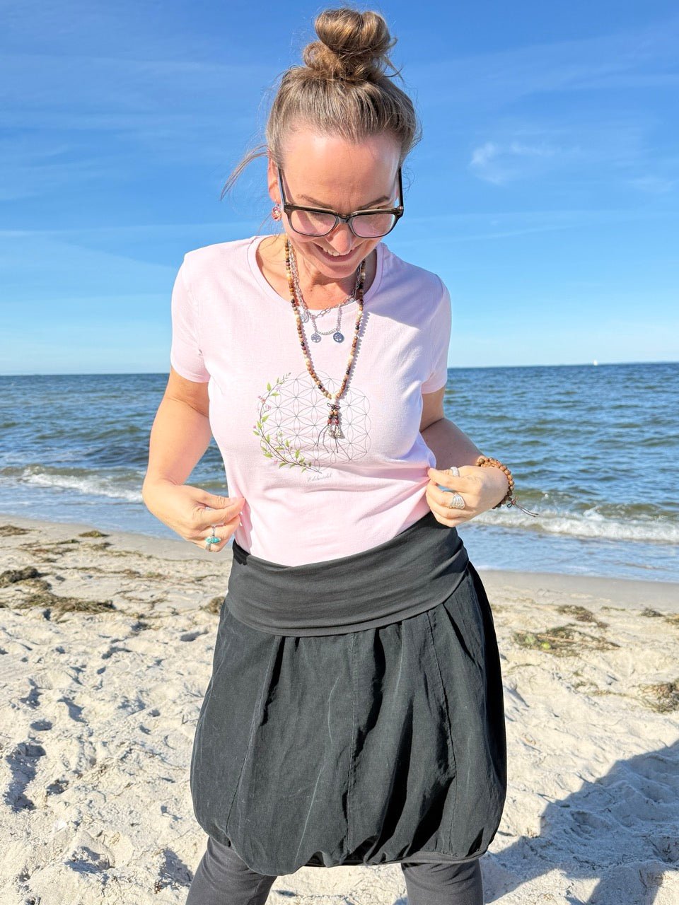 Shirt Edelmädel Premium Blume des Lebens - FROLLEIN KÄTHE Shop