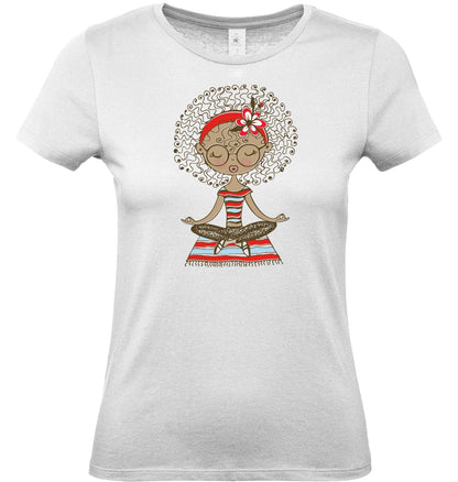 Shirt Edelmädel Premium Meditation Girl - FROLLEIN KÄTHE Shop