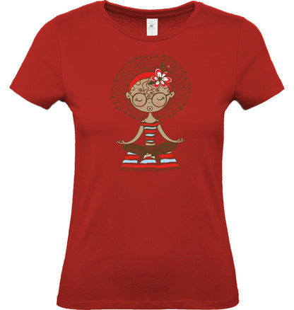 Shirt Edelmädel Premium Meditation Girl - FROLLEIN KÄTHE Shop