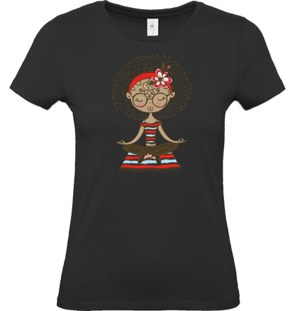 Shirt Edelmädel Premium Meditation Girl - FROLLEIN KÄTHE Shop