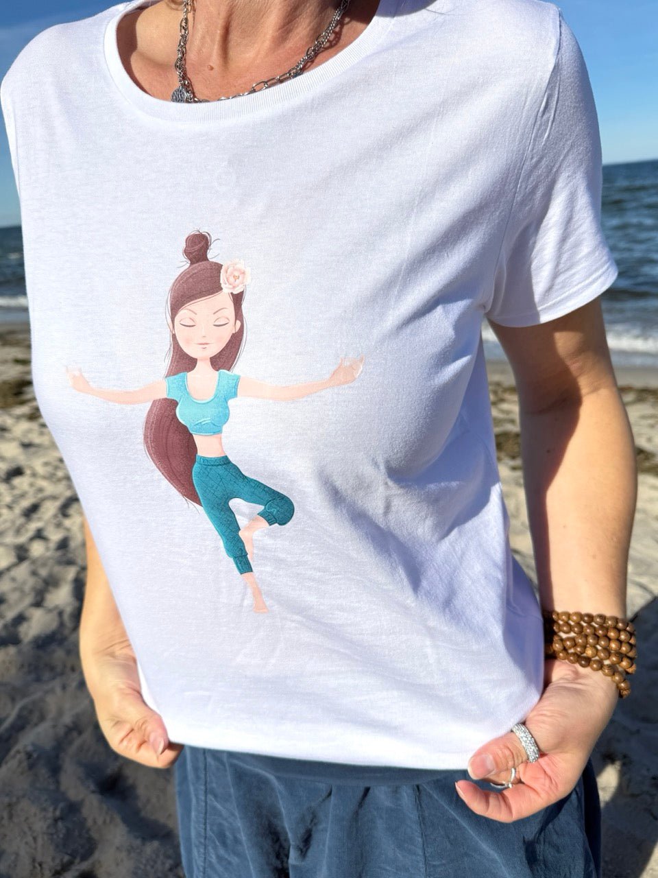 Shirt Edelmädel Premium Yoga Girl Tree - FROLLEIN KÄTHE Shop