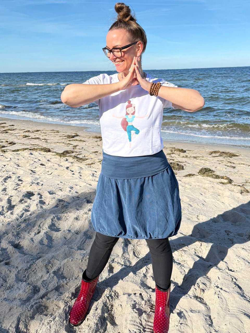 Shirt Edelmädel Premium Yoga Girl Tree - FROLLEIN KÄTHE Shop