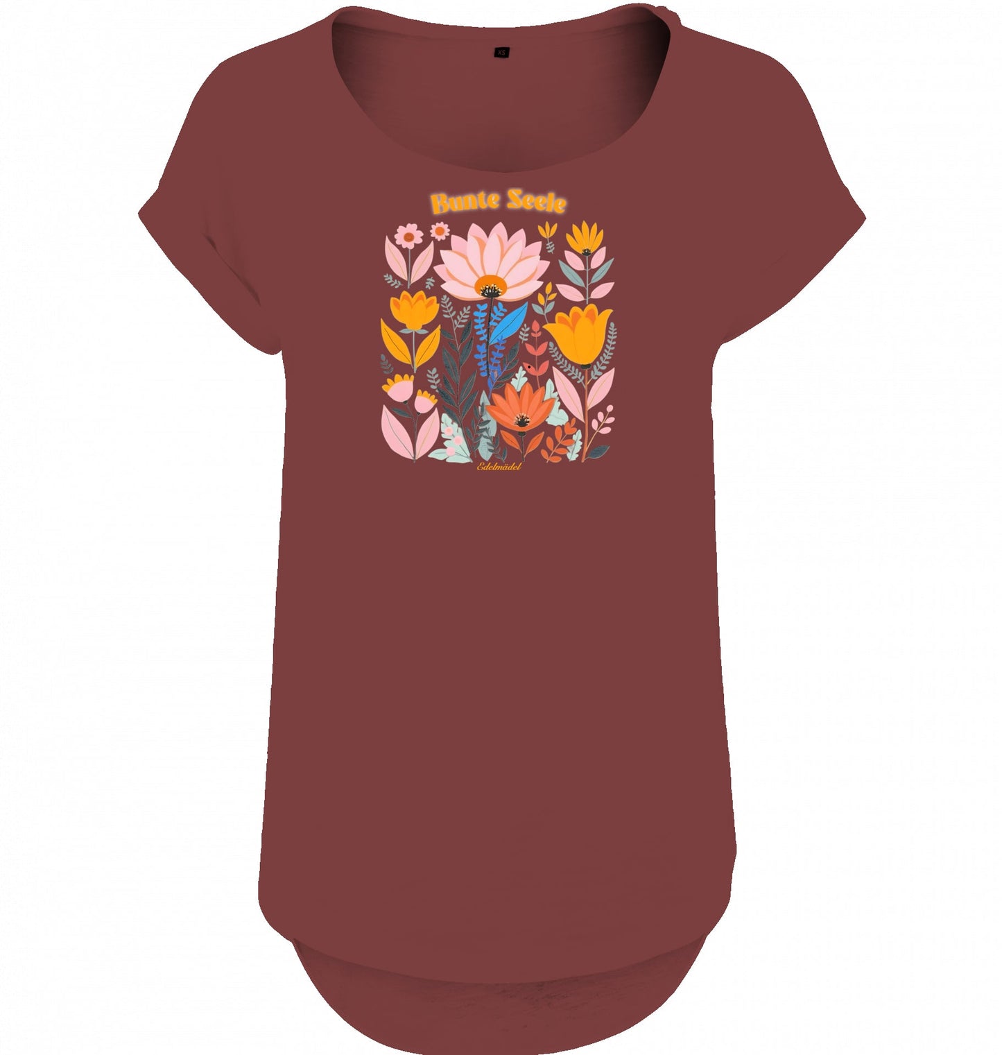 Shirt Edelmädel Slub Bunte Seele - FROLLEIN KÄTHE Shop