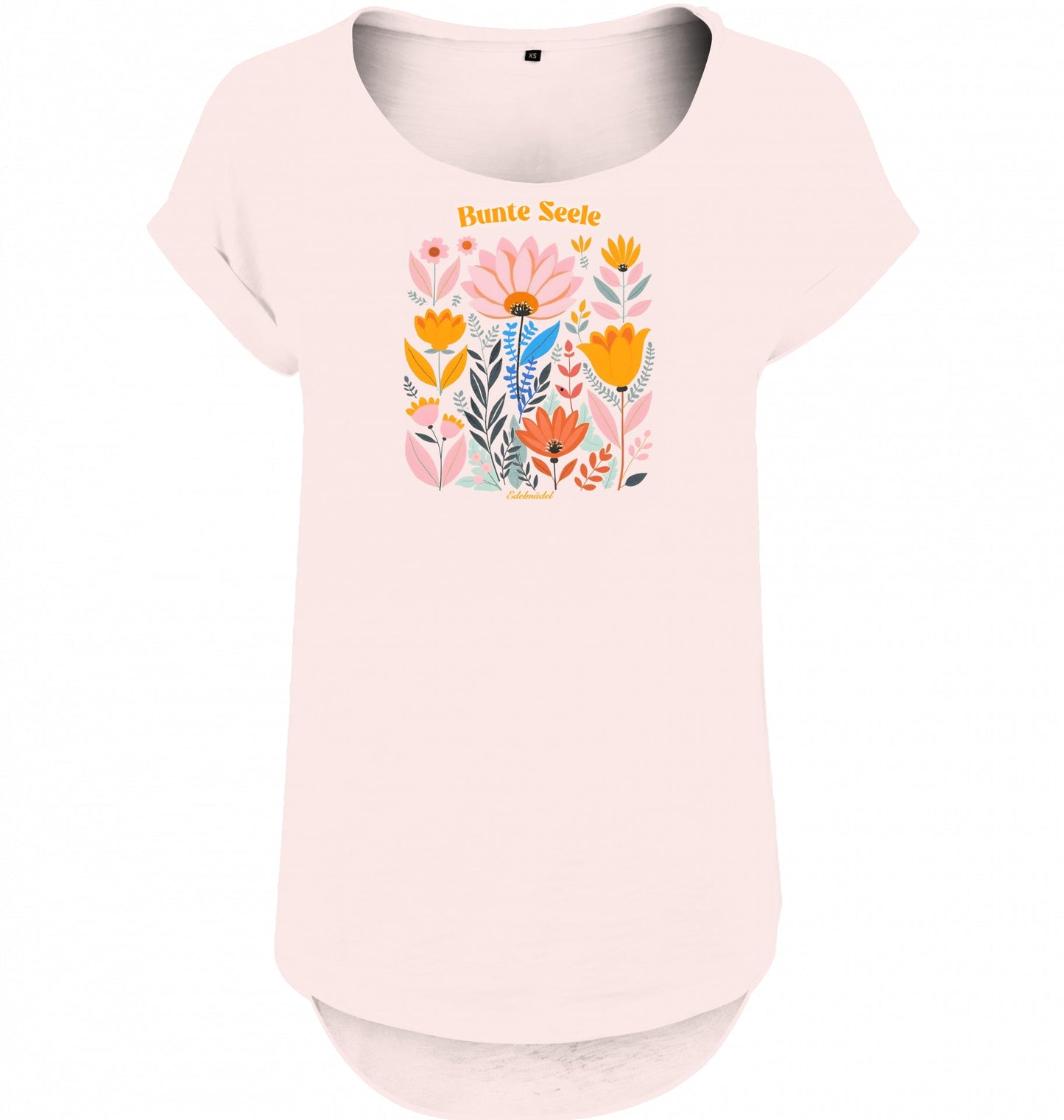 Shirt Edelmädel Slub Bunte Seele - FROLLEIN KÄTHE Shop
