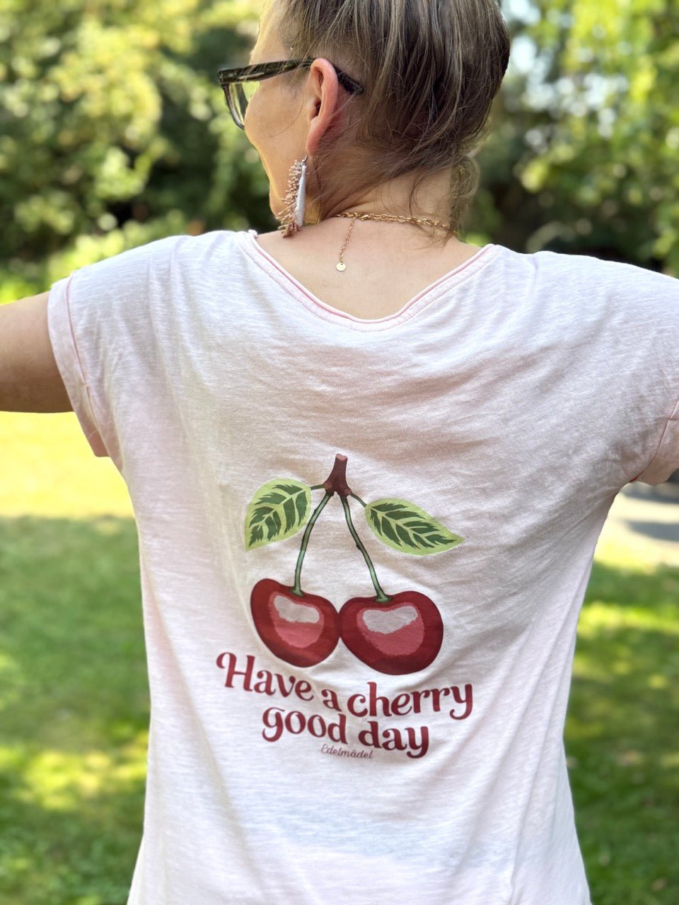Shirt Edelmädel Slub Cherry Day - FROLLEIN KÄTHE Shop