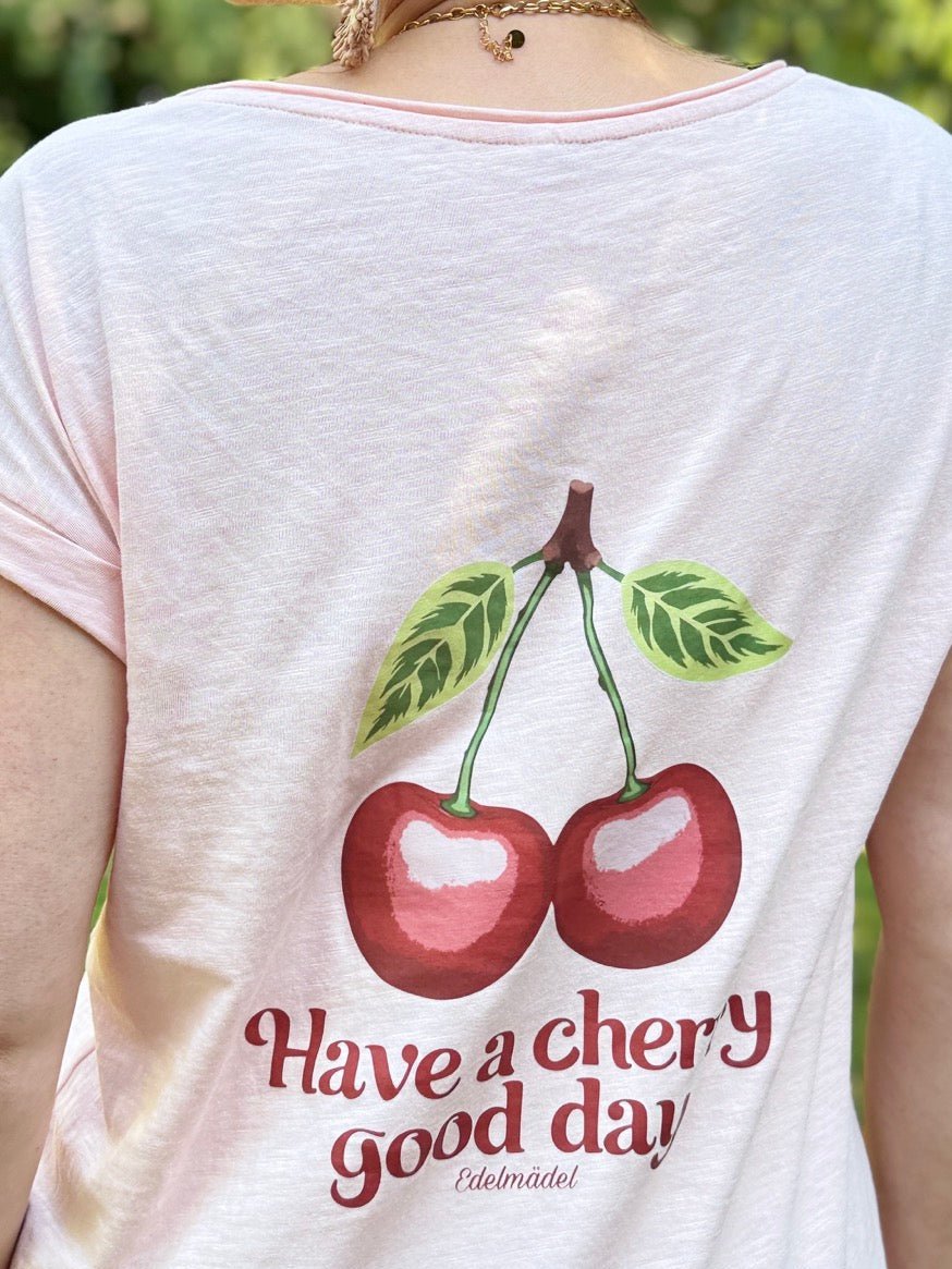 Shirt Edelmädel Slub Cherry Day - FROLLEIN KÄTHE Shop