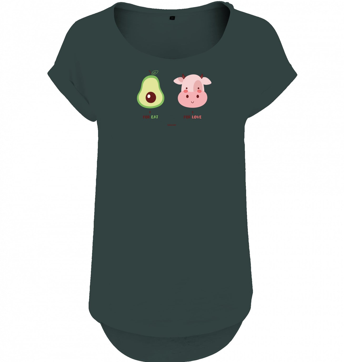 Shirt Edelmädel Slub for eat for love - FROLLEIN KÄTHE Shop