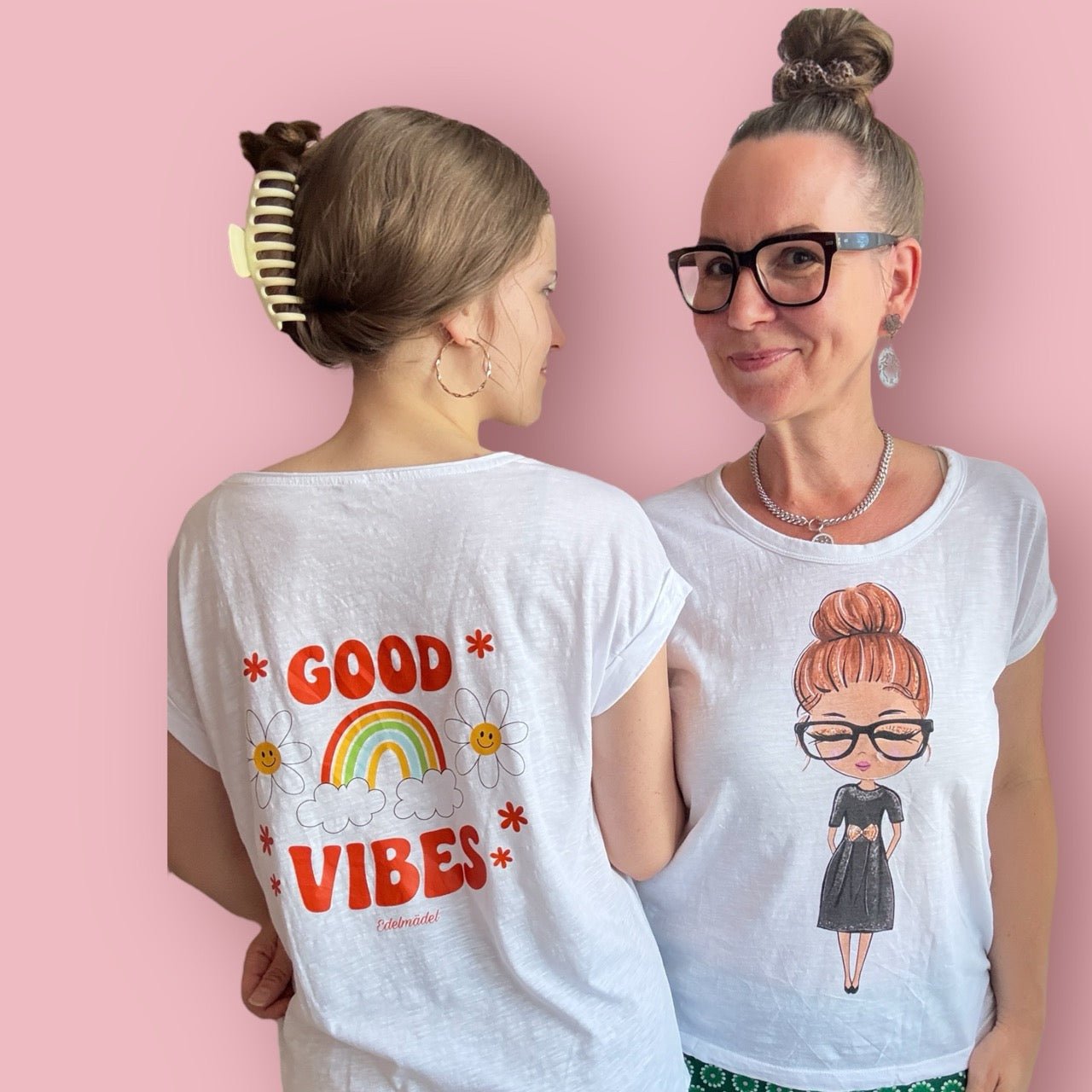 Shirt Edelmädel Slub Good Vibes - FROLLEIN KÄTHE Shop