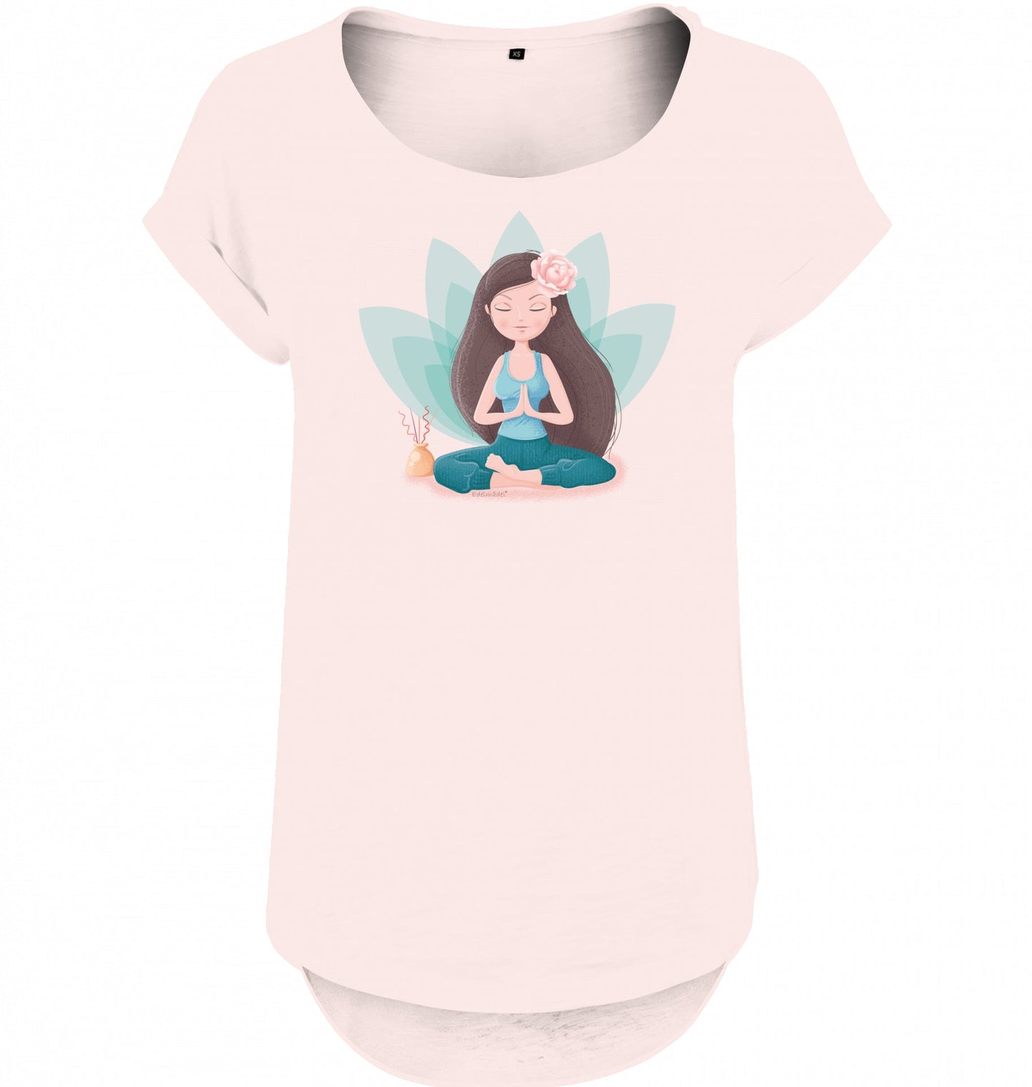 Shirt Edelmädel Slub Yoga Power - FROLLEIN KÄTHE Shop