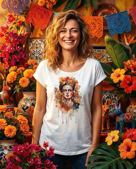 Shirt Edelmädel Slub Frida la Vida - FROLLEIN KÄTHE Shop