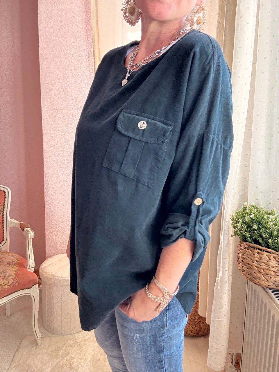 Shirt Florentine Schwarz - FROLLEIN KÄTHE Shop