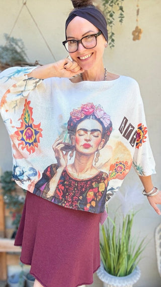 Shirt Frida Art Weiß - FROLLEIN KÄTHE Shop