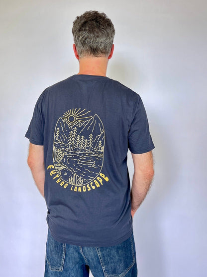 Shirt Future Landscape Bikeley Grau & Weiß NEU! - FROLLEIN KÄTHE Shop