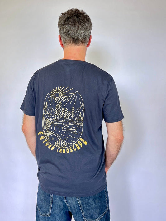 Shirt Future Landscape Bikeley Grau & Weiß NEU! - FROLLEIN KÄTHE Shop