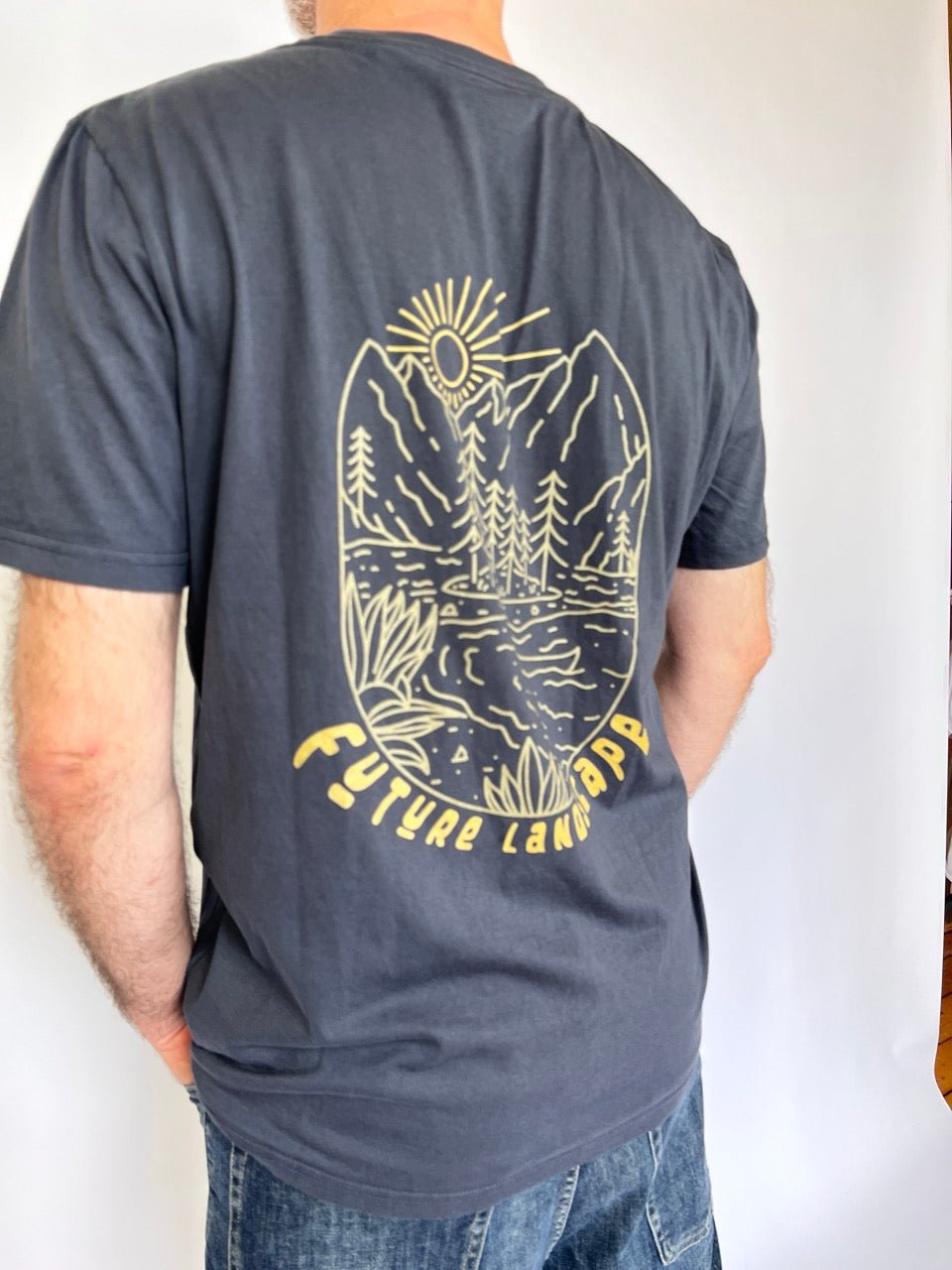 Shirt Future Landscape Bikeley Grau & Weiß NEU! - FROLLEIN KÄTHE Shop