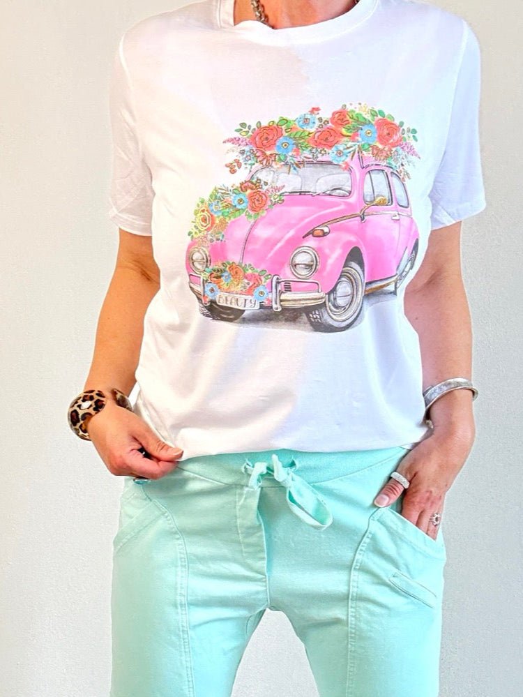 Shirt Käfer Time Weiß - FROLLEIN KÄTHE Shop