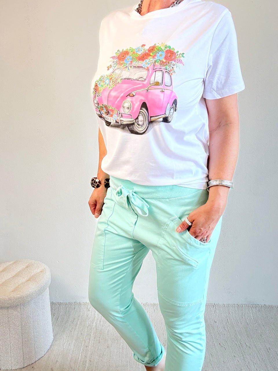 Shirt Käfer Time Weiß - FROLLEIN KÄTHE Shop