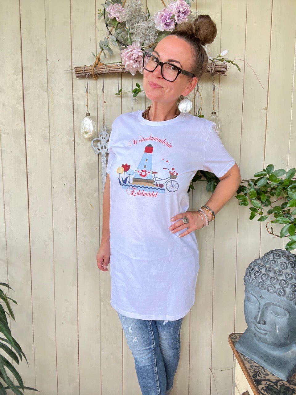 Shirt Kleid Edelmädel Organic Weltenbummlerin viele Farben - FROLLEIN KÄTHE Shop