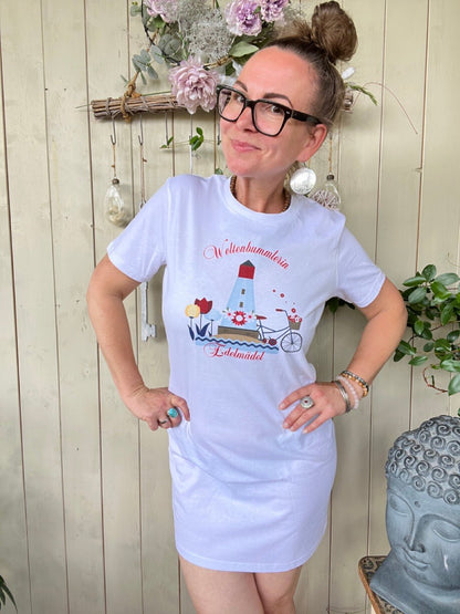 Shirt Kleid Edelmädel Organic Weltenbummlerin viele Farben - FROLLEIN KÄTHE Shop
